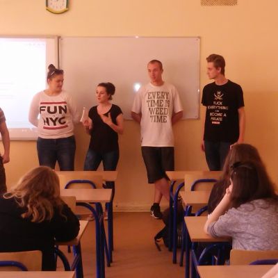 SPOTKANIE ZE STUDENTAMI UNIWERSYTETU OPOLSKIEGO   NA TEMAT CYBERPRZEMOCY